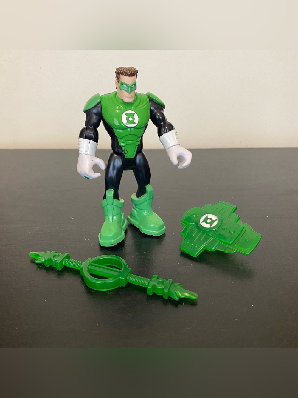 2010 Fisher Price DC Super Friends Hero World Green Lantern Mattel Action Figure